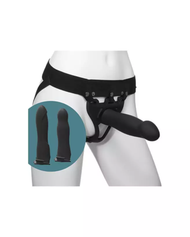 Ready Silicone Harness Doc Johnson - Harnais Ajustable en Silicone de Qualité-1