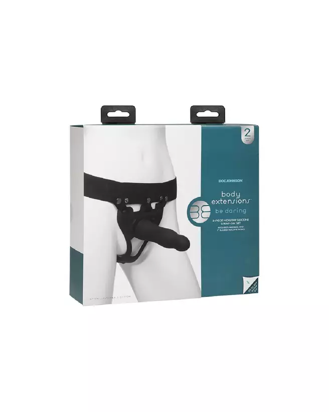 Doc Johnson Silicone Harness, Gode Ceinture de Haute Qualité-2