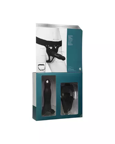Doc Johnson Silicone Harness, Gode Ceinture de Haute Qualité-3