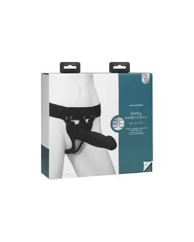 Image du Silicone Harness Bold de Doc Johnson - Gode Ceinture Ajustable en Silicone-2