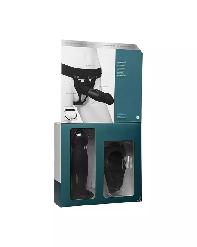 Image du Silicone Harness Bold de Doc Johnson - Gode Ceinture Ajustable en Silicone-3