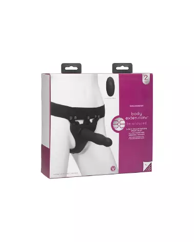 Gode Ceinture en Silicone Aroused de Doc Johnson pour expérience intime optimale-2