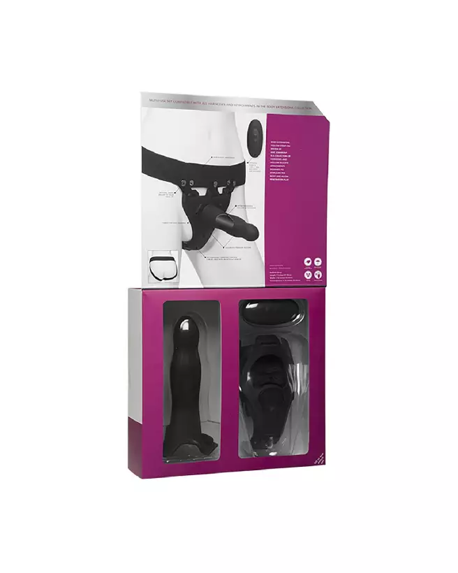 Gode Ceinture en Silicone Aroused de Doc Johnson pour expérience intime optimale-3