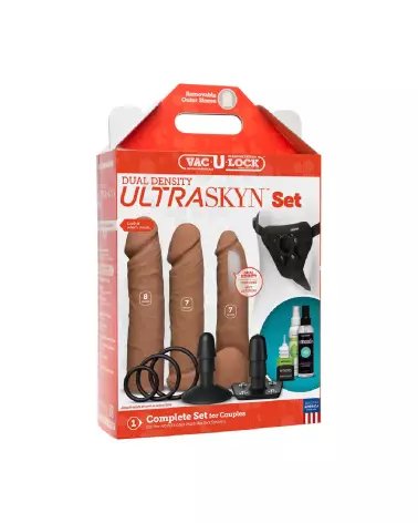 Set de godes ceintures Dual Density ULTRASKYN de Doc Johnson-2