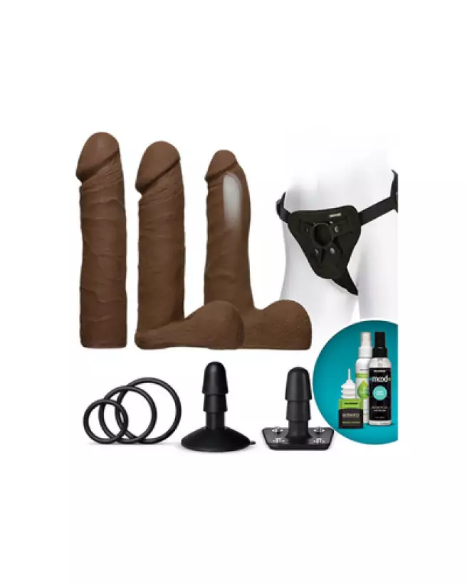 Kit Dual Density ULTRASKYN de Doc Johnson pour godes ceintures réalistes-1