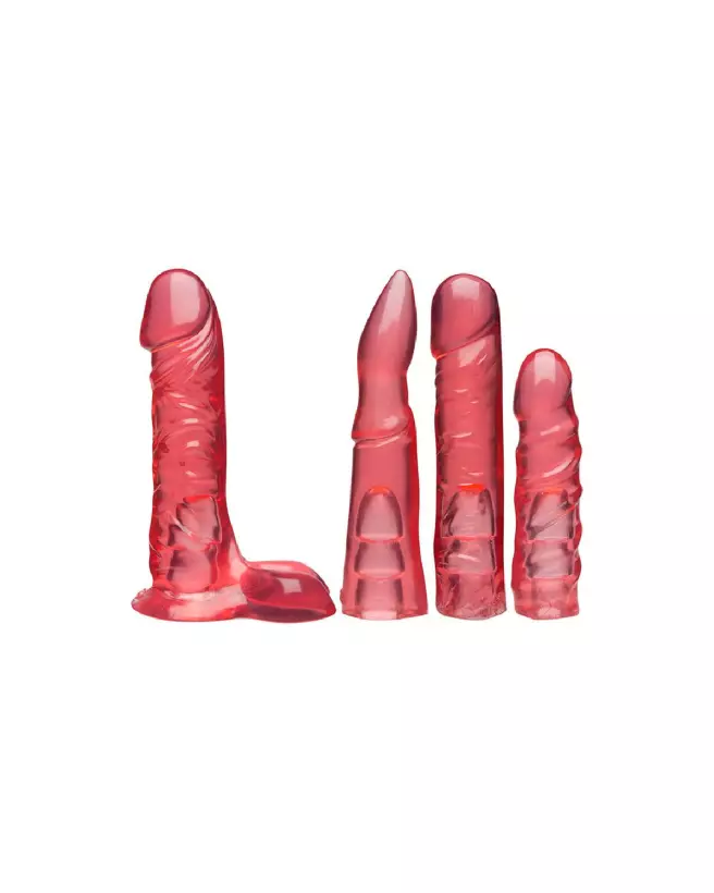 Image du Set Crystal Jellies de Doc Johnson, godes ceintures réalistes et confortables-3