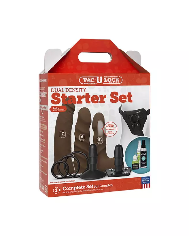 Image du kit Dual Density ULTRASKYN Doc Johnson pour débutants en godes ceintures-2