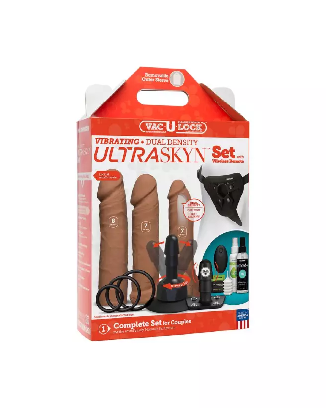 Image du set Vibrating Dual Density ULTRASKYN avec télécommande de Doc Johnson-2