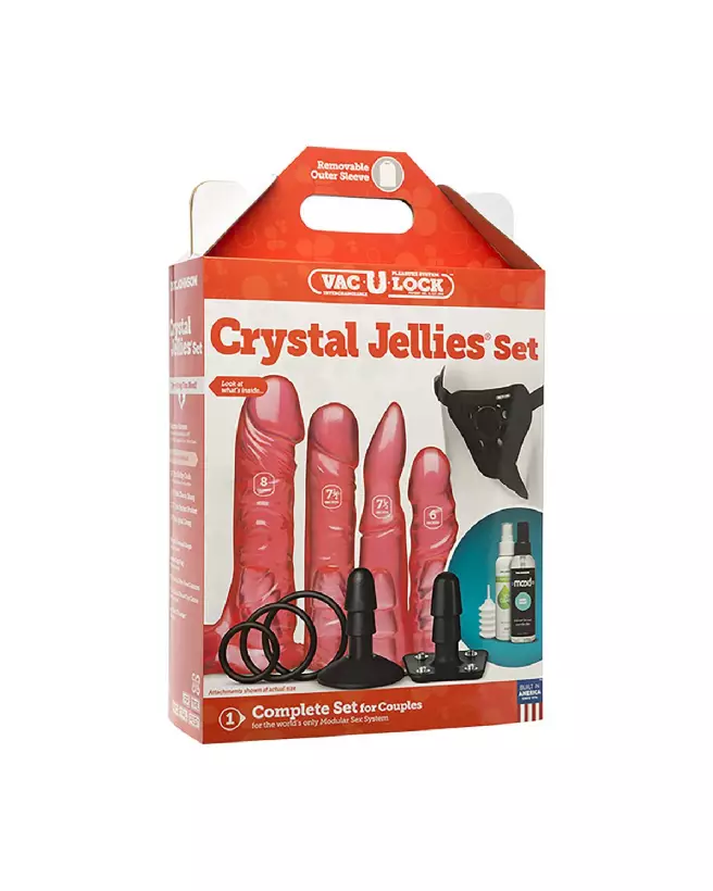 Image du Set Vibrant Crystal Jellies avec Télécommande de Doc Johnson-2