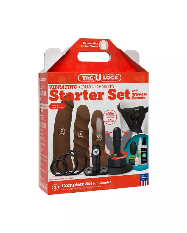 Vibrating Dual Density ULTRASKYN Toys Set with Remote Control by Doc Johnson-2