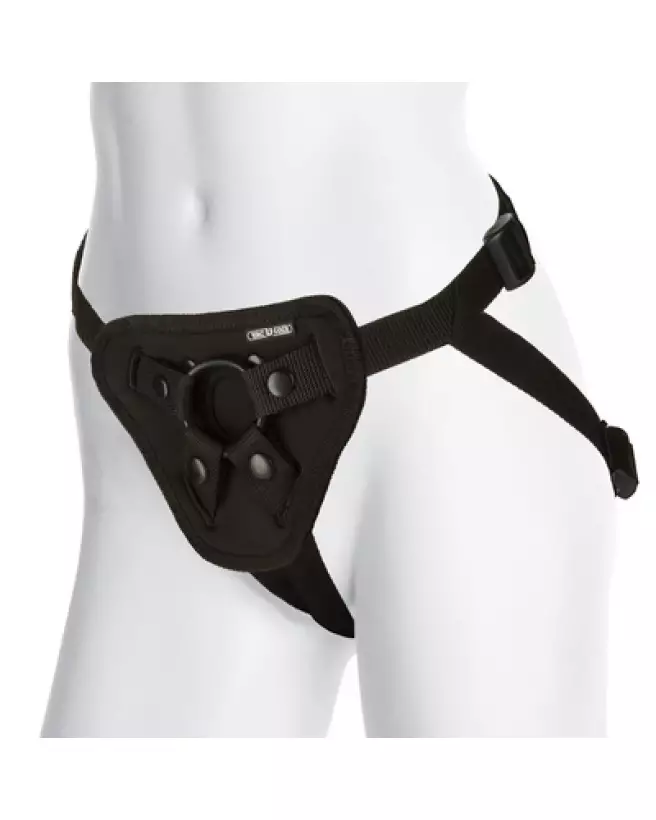 Image du Platinum Luxury Harness avec Plug de Doc Johnson, harnais de luxe pour stimulation-1