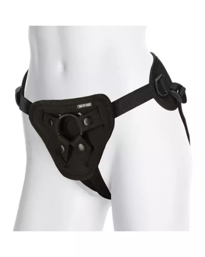 Platinum Corset Harness avec Plug par Doc Johnson - Gode Ceinture de Luxe-1