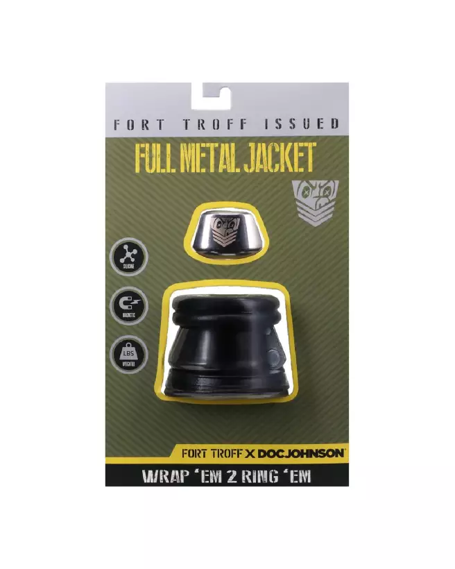 Full Metal Jacket Noir Doc Johnson poids d'entraînement haute qualité-2
