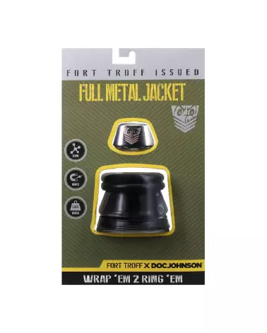 Full Metal Jacket Noir Doc Johnson poids d'entraînement haute qualité-2