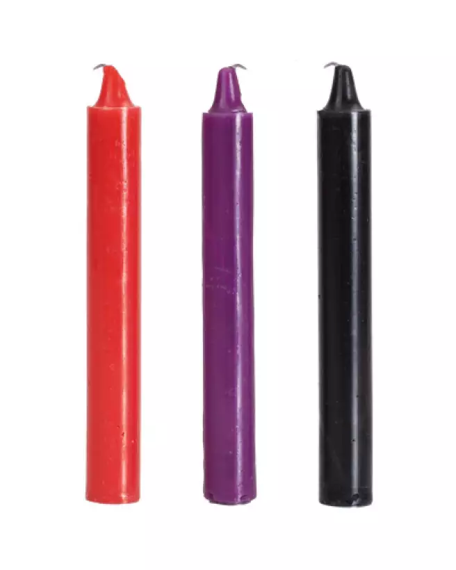 Image de bougies japonaises multicolores Doc Johnson à basse température-1