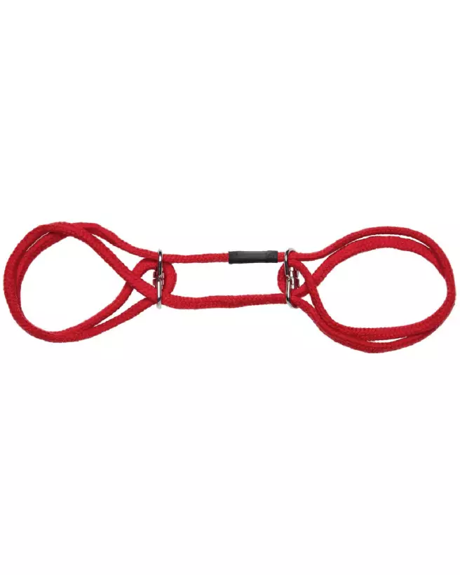 Menottes en coton 100% Doc Johnson pour poignets et chevilles, idéales pour jeux de bondage-3