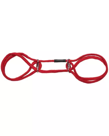 Menottes en coton 100% Doc Johnson pour poignets et chevilles, idéales pour jeux de bondage-3