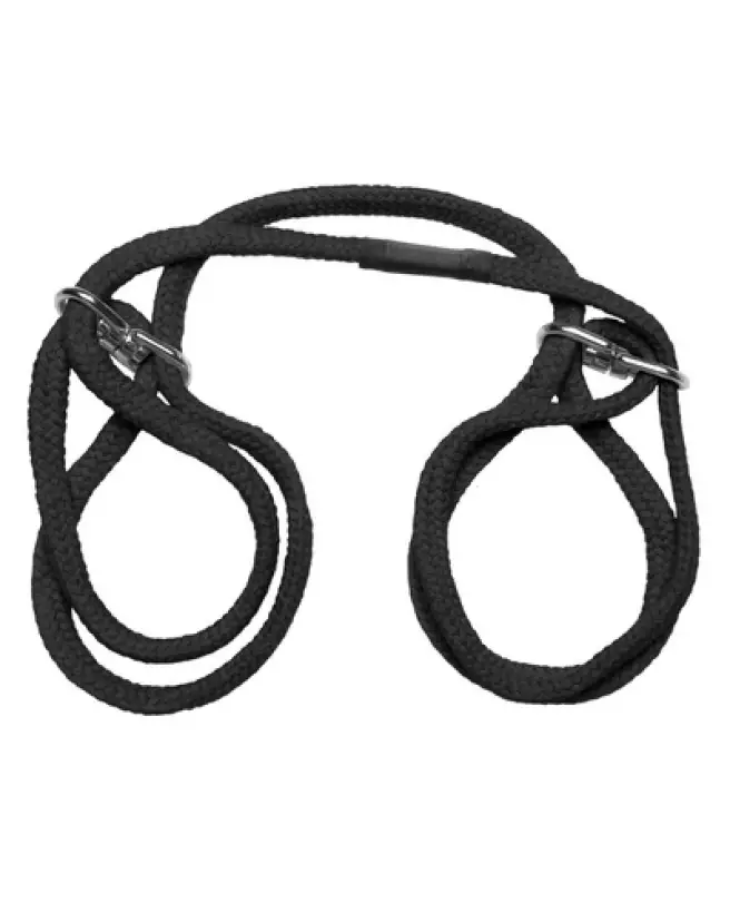 Image des menottes en coton 100% de Doc Johnson pour poignets ou chevilles-1