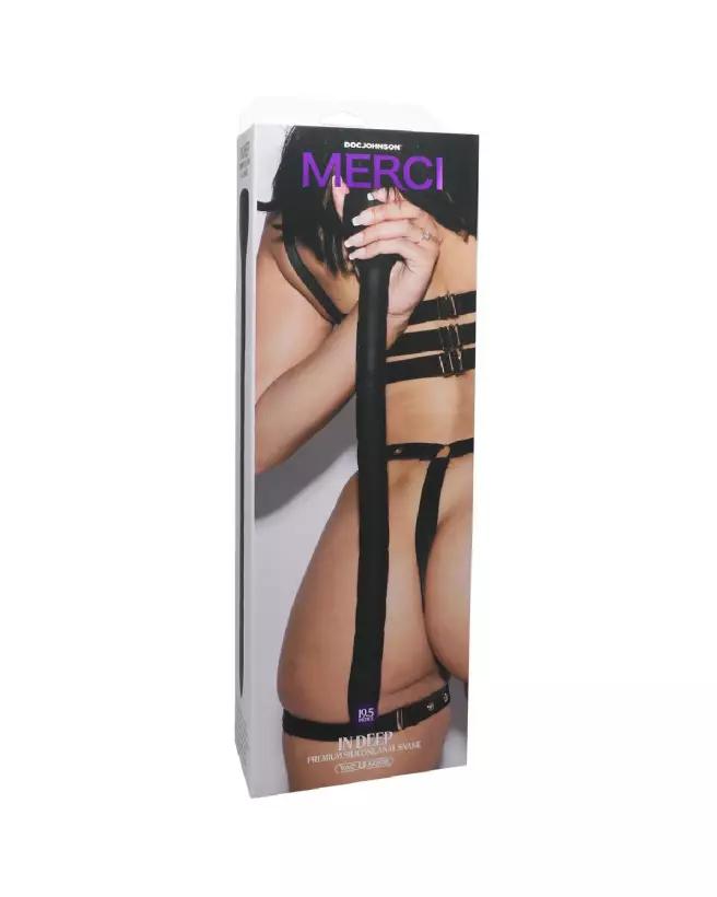 Doc Johnson In Deep Premium Silicone Anal Snake Black-2