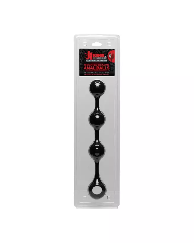 Weighted Silicone Anal Balls de Doc Johnson pour stimulation intense-2