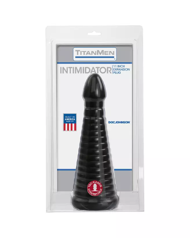 Butt Plug XXL Intimidator de Doc Johnson en action, jouet anal géant pour expérience maximale-3