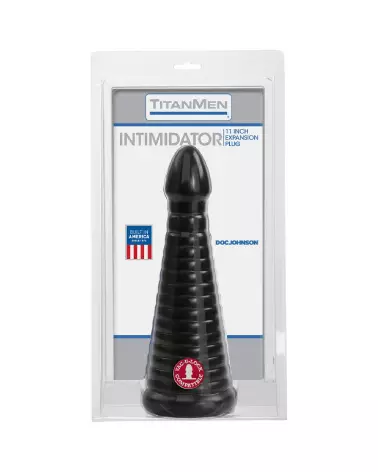 Butt Plug XXL Intimidator de Doc Johnson en action, jouet anal géant pour expérience maximale-3