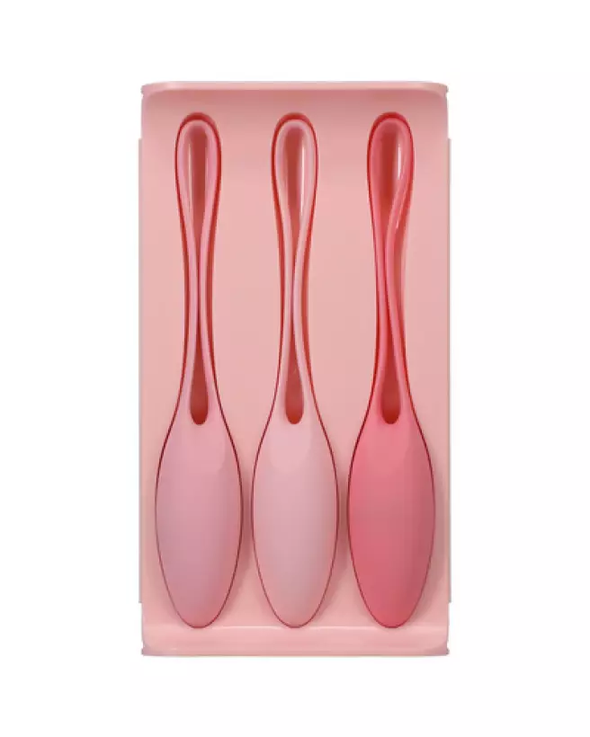 Image du Kegel Trainer Set Doc Johnson, boules de Geisha pour renforcement pelvien-1