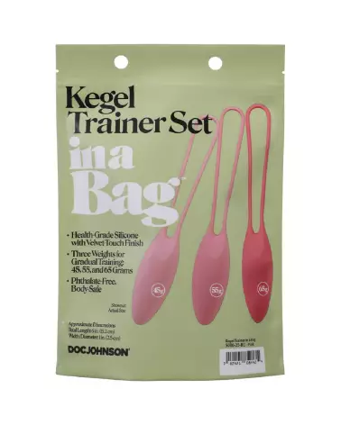 Image du Kegel Trainer Set Doc Johnson, boules de Geisha pour renforcement pelvien-3
