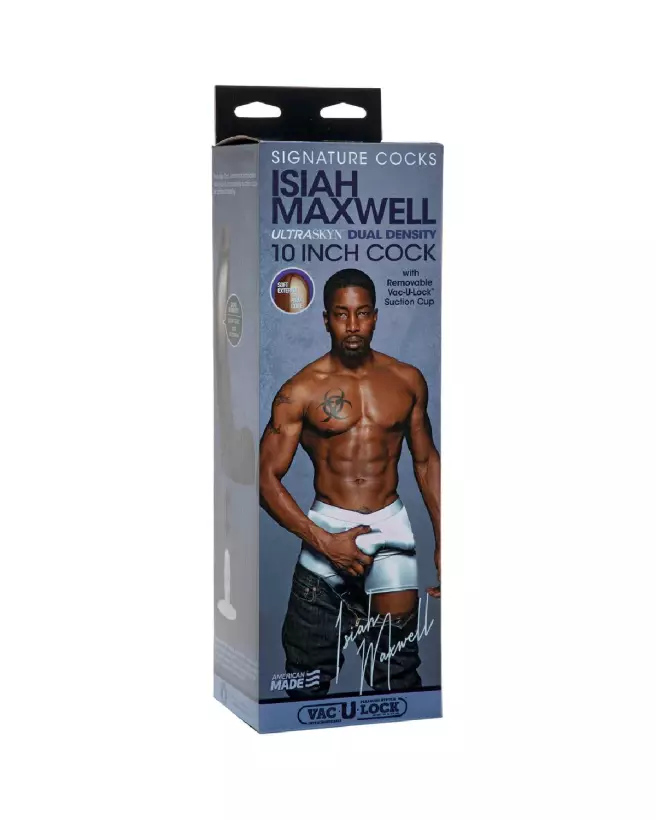 Isiah Maxwell Realistic ULTRASKYN Dildo 10 Inch by Doc Johnson-2