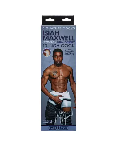 Isiah Maxwell Realistic ULTRASKYN Dildo 10 Inch by Doc Johnson-3