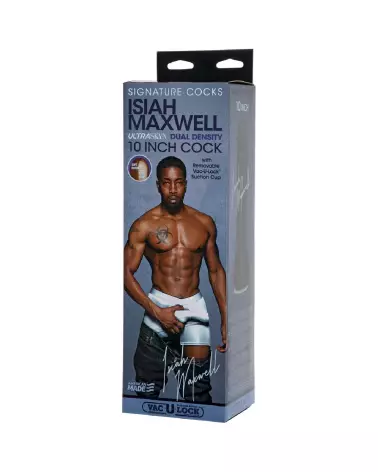 Isiah Maxwell Realistic ULTRASKYN Dildo 10 Inch by Doc Johnson-4