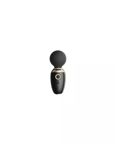 Ava Obsidian Black Wand by Zalo in elegant black finish, premium luxury massager for precise relaxation and comfort-1