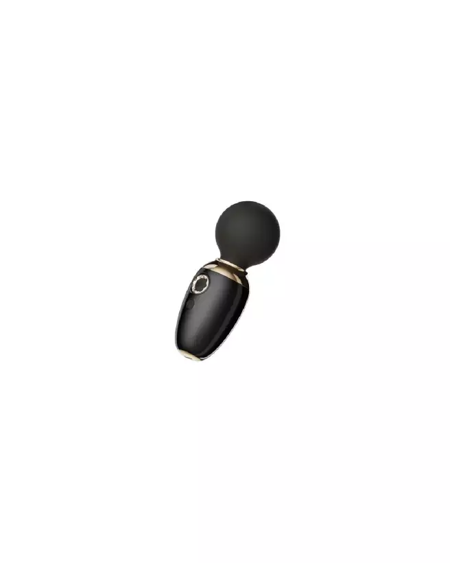 Ava Obsidian Black Wand by Zalo in elegant black finish, premium luxury massager for precise relaxation and comfort-4