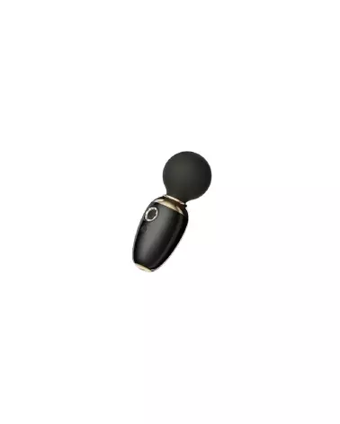 Ava Obsidian Black Wand by Zalo in elegant black finish, premium luxury massager for precise relaxation and comfort-4