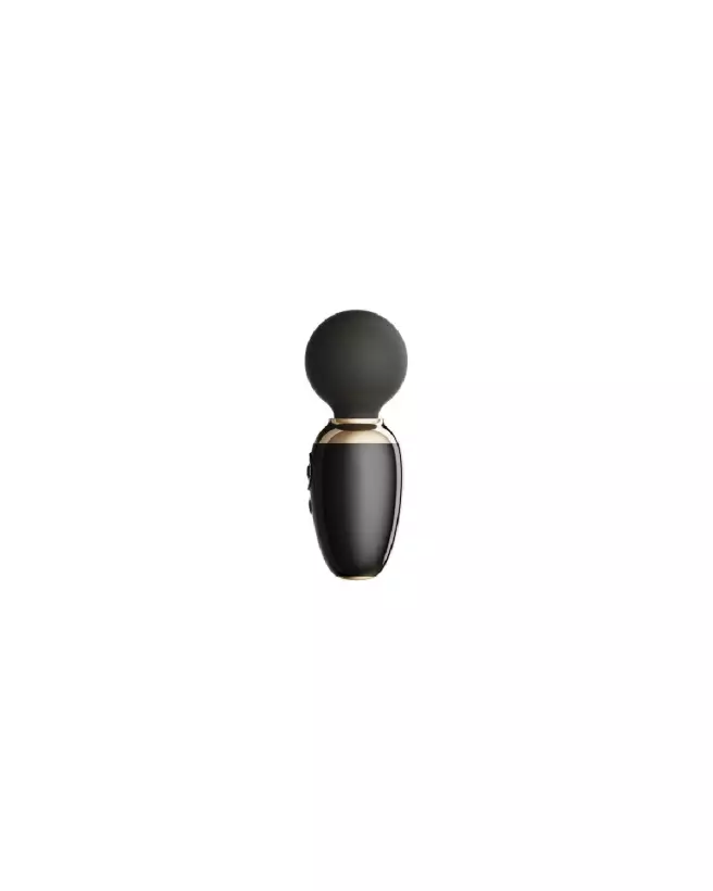 Ava Obsidian Black Wand by Zalo in elegant black finish, premium luxury massager for precise relaxation and comfort-5