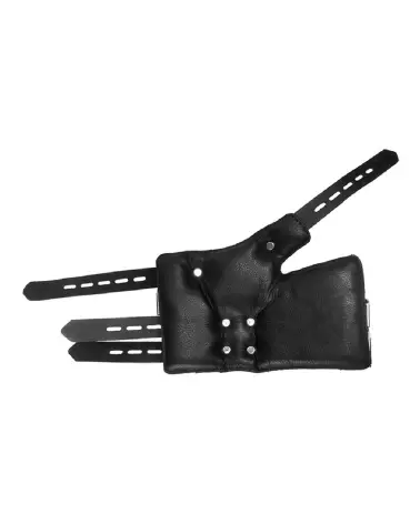 Menottes Four Buckle Suspension Cuffs noires de XR Brands pour BDSM-4