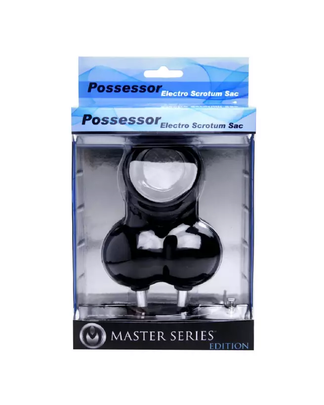 Possessor Electro Scrotum Sac Cockring de XR Brands pour stimulation électrique avancée-3
