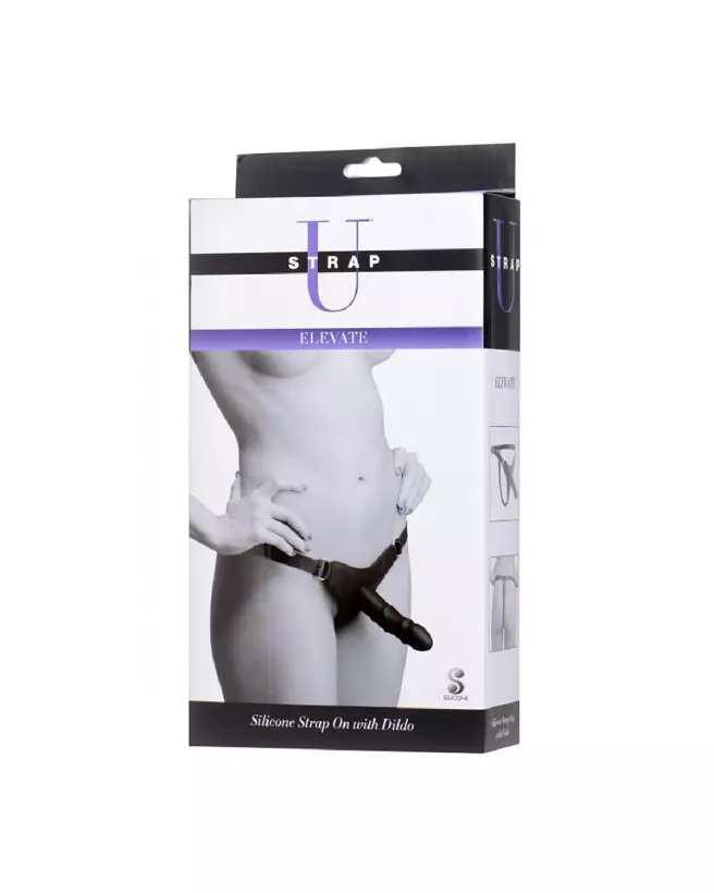 Gode ceinture Elevate en silicone de XR Brands pour couples-2