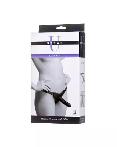 Gode ceinture Elevate en silicone de XR Brands pour couples-2