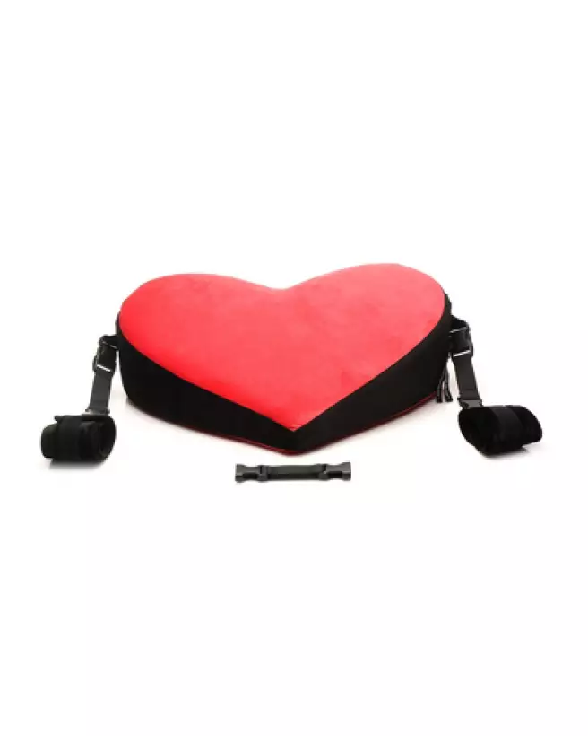 Image du Coussin Érotique Bondage Love Pillow Noir/Rouge par XR Brands-1