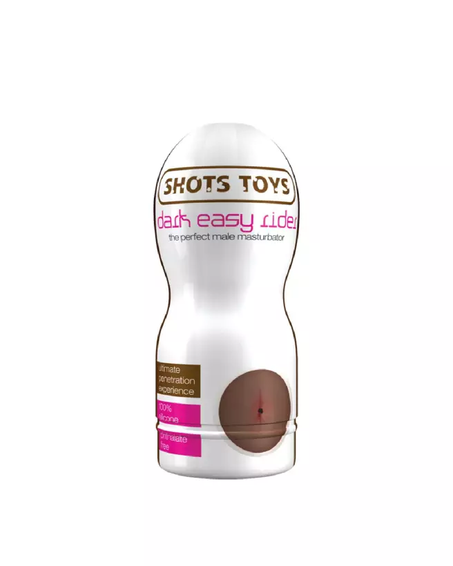Image du Masturbateur Anal Dark Easy Rider par Shots Toys, sensation intense et ergonomie-2