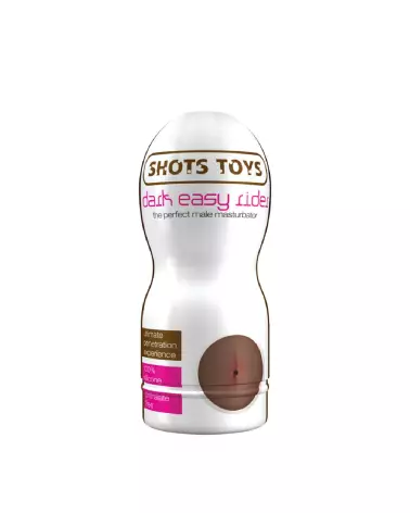 Image du Masturbateur Anal Dark Easy Rider par Shots Toys, sensation intense et ergonomie-2