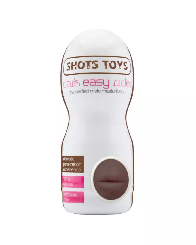 Masturbateur Dark Easy Rider - Bouche par Shots Toys, sensation réaliste et intense-2