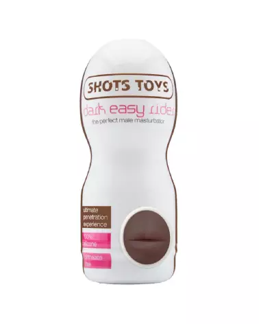 Masturbateur Dark Easy Rider - Bouche par Shots Toys, sensation réaliste et intense-3