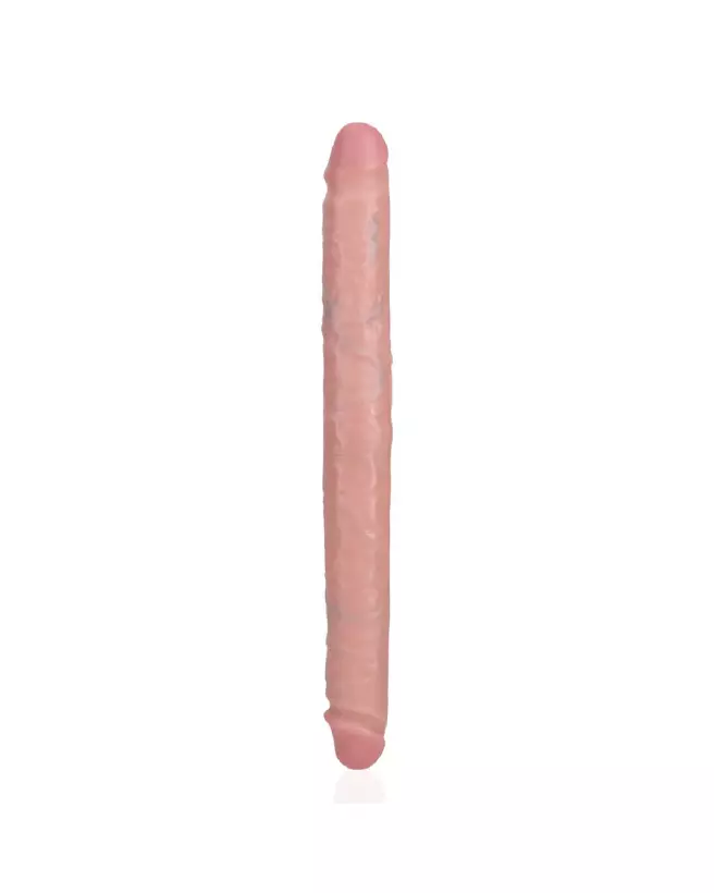 Double Ended Dong 14 Inch Flesh RealRock Slim pour plaisir partagé et sensations réalistes-5
