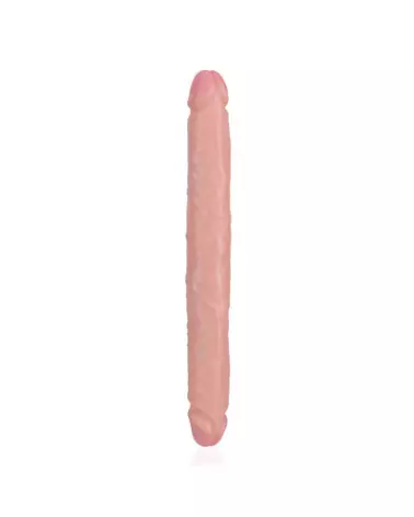 Double Ended Dong 12 pouces Flesh de RealRock - Sextoy réaliste pour plaisir partagé-1