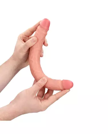 Double Ended Dong 12 pouces Flesh de RealRock - Sextoy réaliste pour plaisir partagé-7