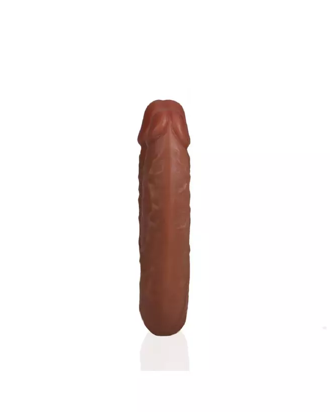 Image du Double Dildo U Shaped 12.7 cm Tan de RealRock by Shots pour plaisir partagé-6