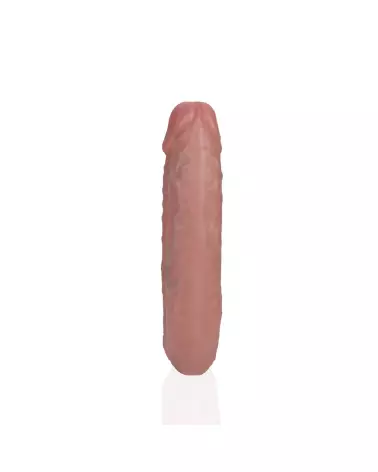 U Shaped Double Dildo 5 Inch Flesh RealRock by Shots Double Dong-6