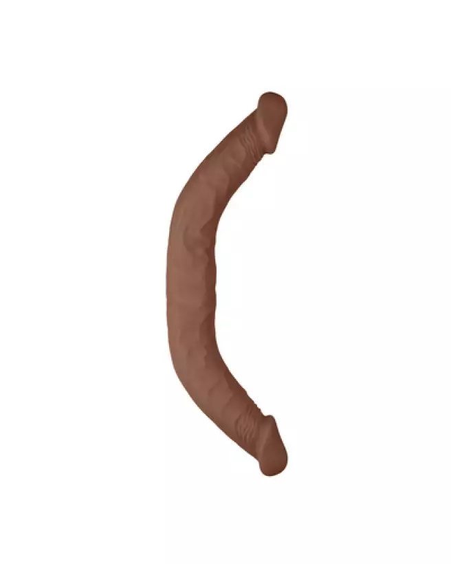 Double Dong 46 cm RealRock by Shots en action, jouet flexible et réaliste-1